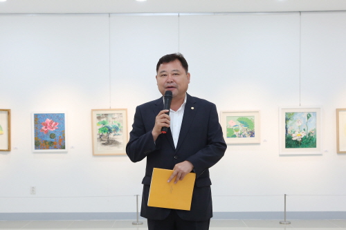 김태경 시흥시의회 의장,연꽃그림페스티벌 참석