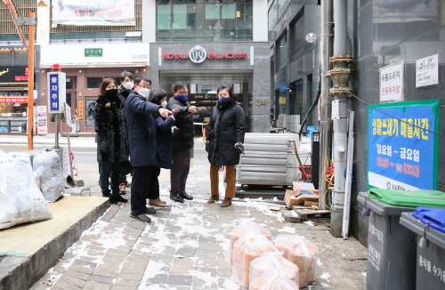 시흥시의회 '거리 환경개선 및 생활폐기물처리 연구모임',현장 살펴