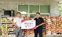 동신글라스텍(주), 추석 맞아 신천동에 라면 100상자 기탁